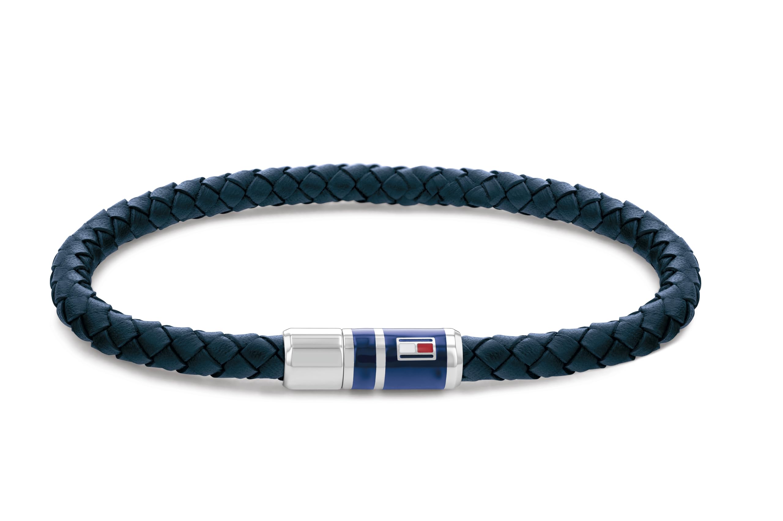 Tommy Hilfiger Jewelry Pulsera para Hombre de Piel Azul - 2790294