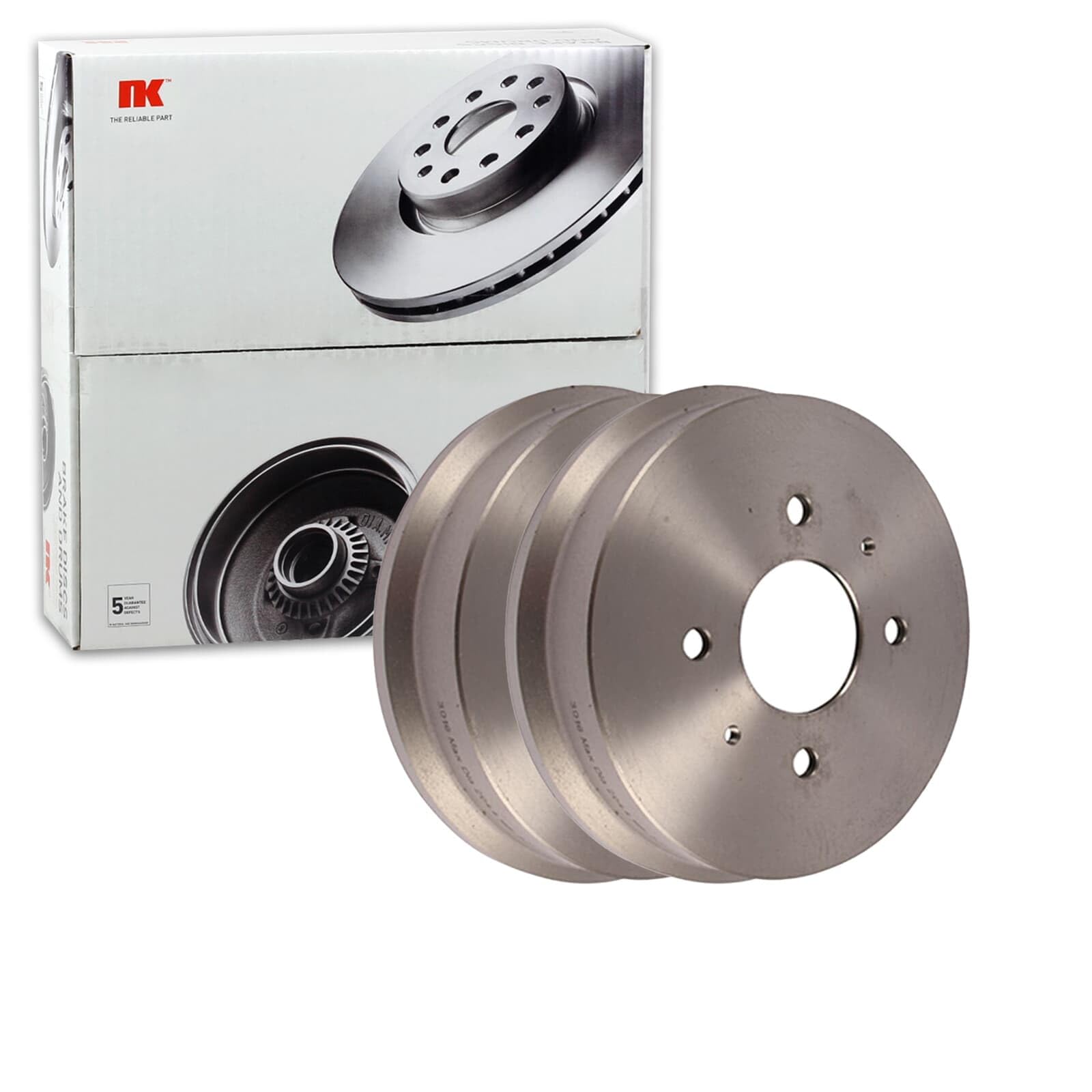 2X NK Bremstrommeln 203mm hinten | 2x 253016 Kompatibel mit Colt VI (Z3_A, Z2_A),Forfour (454)