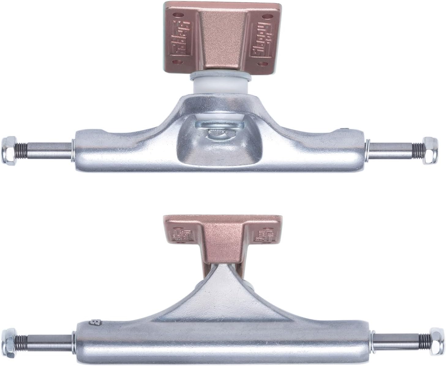 Slappy ST1 Inverted Hollow Lights Skateboard Trucks - Rose - 8.25"