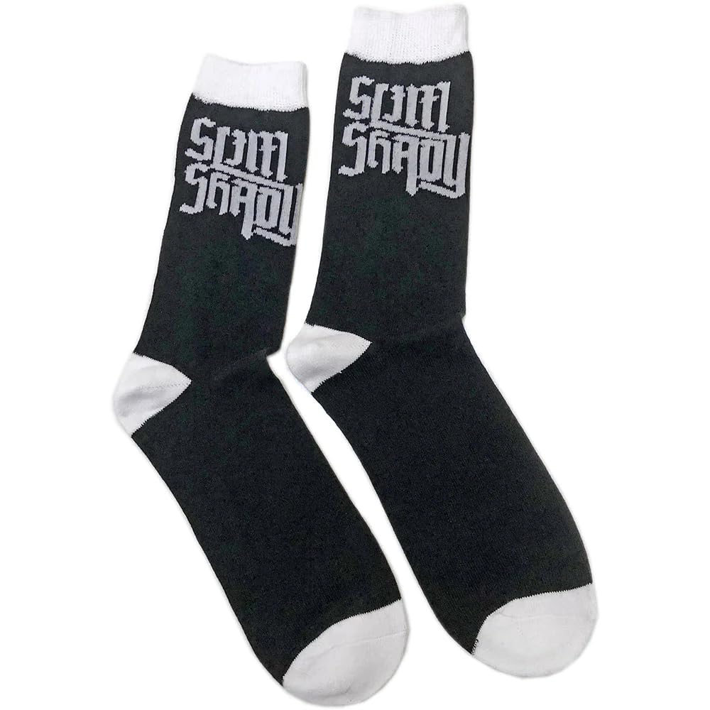 Paradiso Clothing Unisex Black Eminem Slim Shady Socks