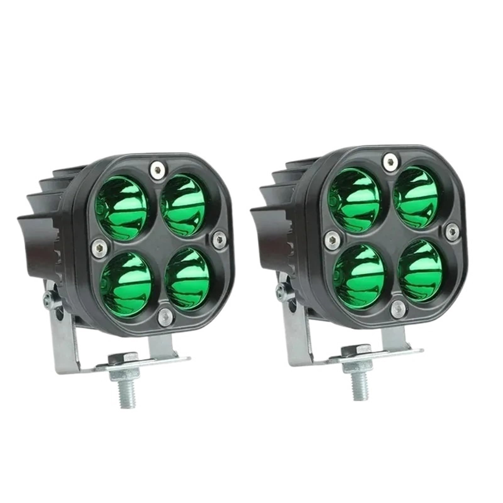 Bombilla LED Para Luz LED 4x4 Offroad De 3 Pulgadas Kit Luces LED Repuesto | Coche Camión 12V 24V Rojo Verde Cuadrado 40W Focos Conducción Faros Antiniebla