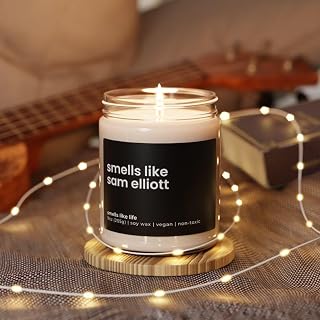 Sam Elliott Inspired Candle - Smells Like a Western Icon, Ideal Gift for Fans, Rustic Home Decor Accent