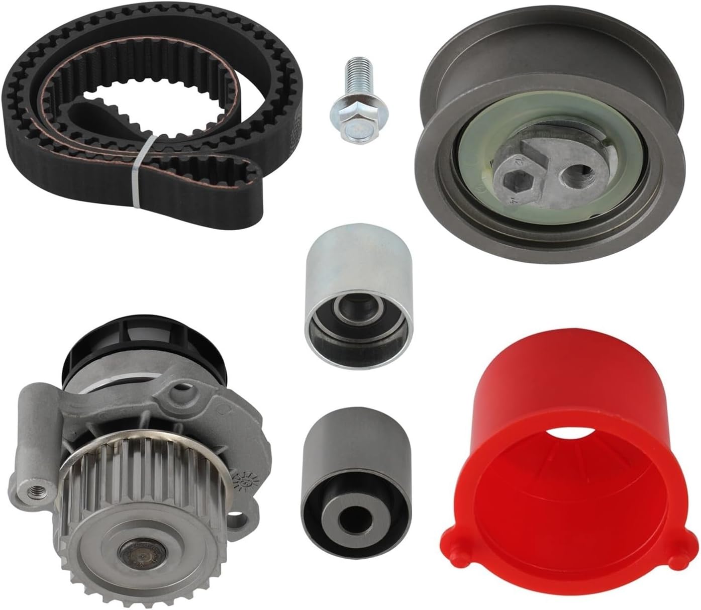 Car Timing Belt Kit With Water Pump For 2.0T BPY BWT CDMA Engine 2005-2014 Series Transmission And Cooling System