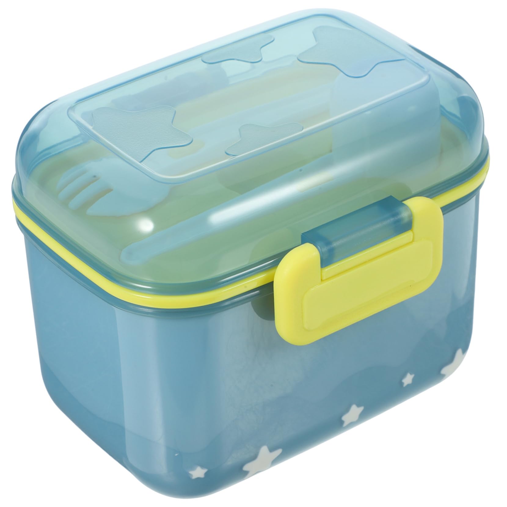 Yardwe Portable Formula Dispenser with Design Travel Milk Powder Storage Box for Go Feeding Convenient and Sanitary Storage for Formula and Spoon