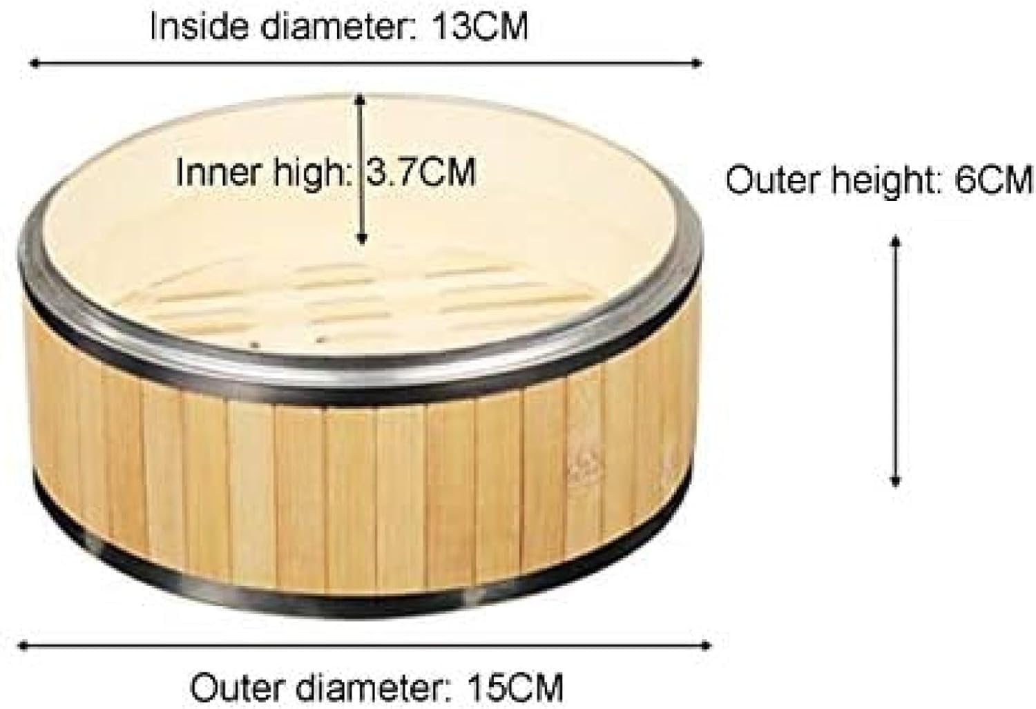 Bambus-Dampfgarer, Dim Sum Dampfkorb, 3 Ebenen, chinesische Lebensmitteldampfgarer für Reis, Knödel, Gemüse, Fleisch und Fisch, wiederverwendbar, leicht zu reinigen, 30 cm