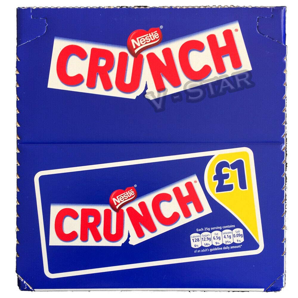 Nestle CRUNCH Cioccolato al latte 16 x 100g Sharing Blocks BAR Original