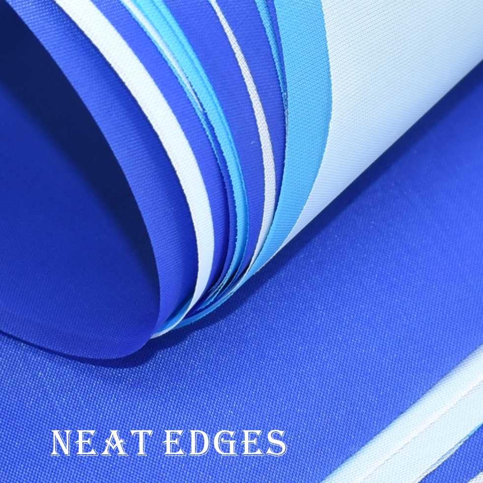 Image of Blue Pennant Banner Garland Bunting Triangle Flag Decorations for Wedding Birthday Baby Shower Graduation Grand Opening 60Pcs