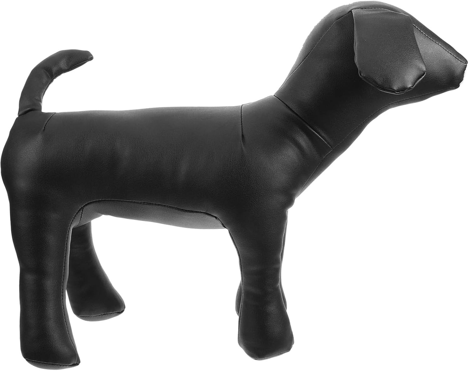 Dog Clothes Display Mannequin PU Leather Pet Dog Mannequin for Showcasing Puppy Apparel for Displaying and Accessories