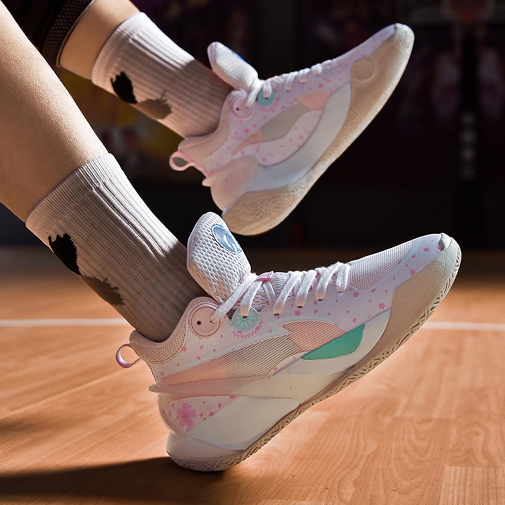 Męskie buty do koszykówki, buty sportowe, amortyzujące wstrząsy, oddychające, do koszykówki, męskie, lekkie buty sportowe, do biegania, antypoślizgowe, sportowe sneakersy, Bsk F3, 38 EU