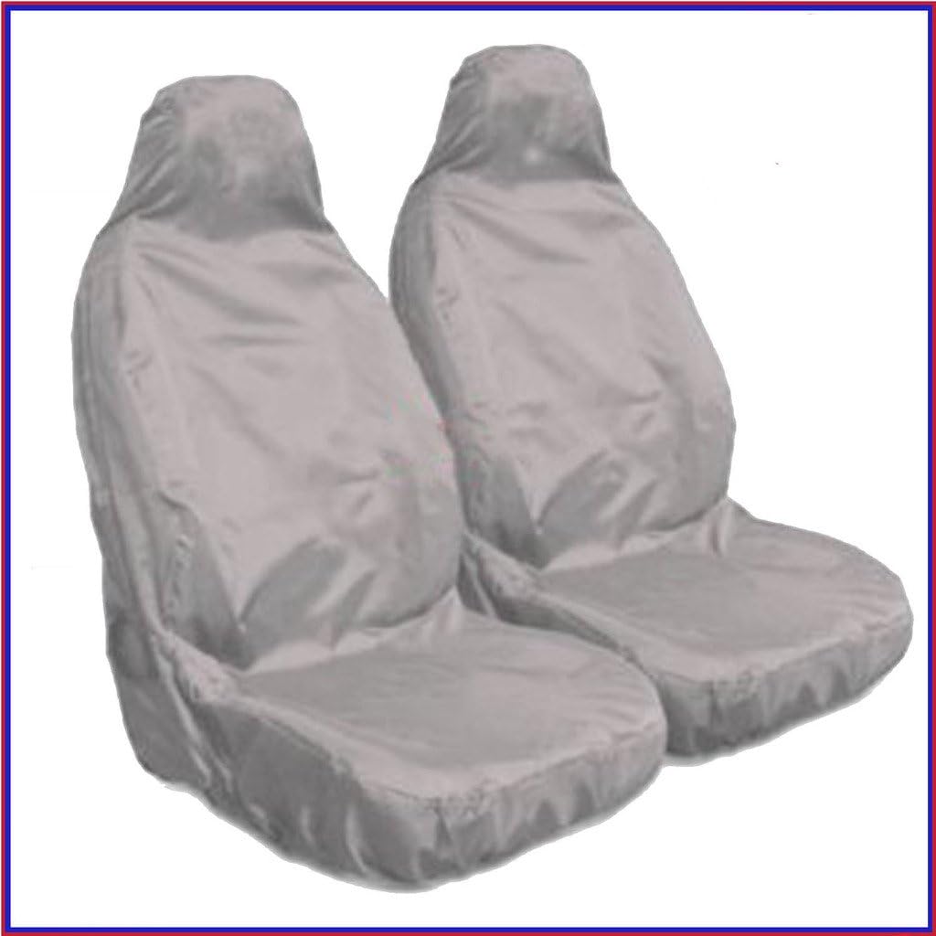 HONDA CIVIC (2000-2004) 4 DOORPair Of Waterproof Seat Covers Grey