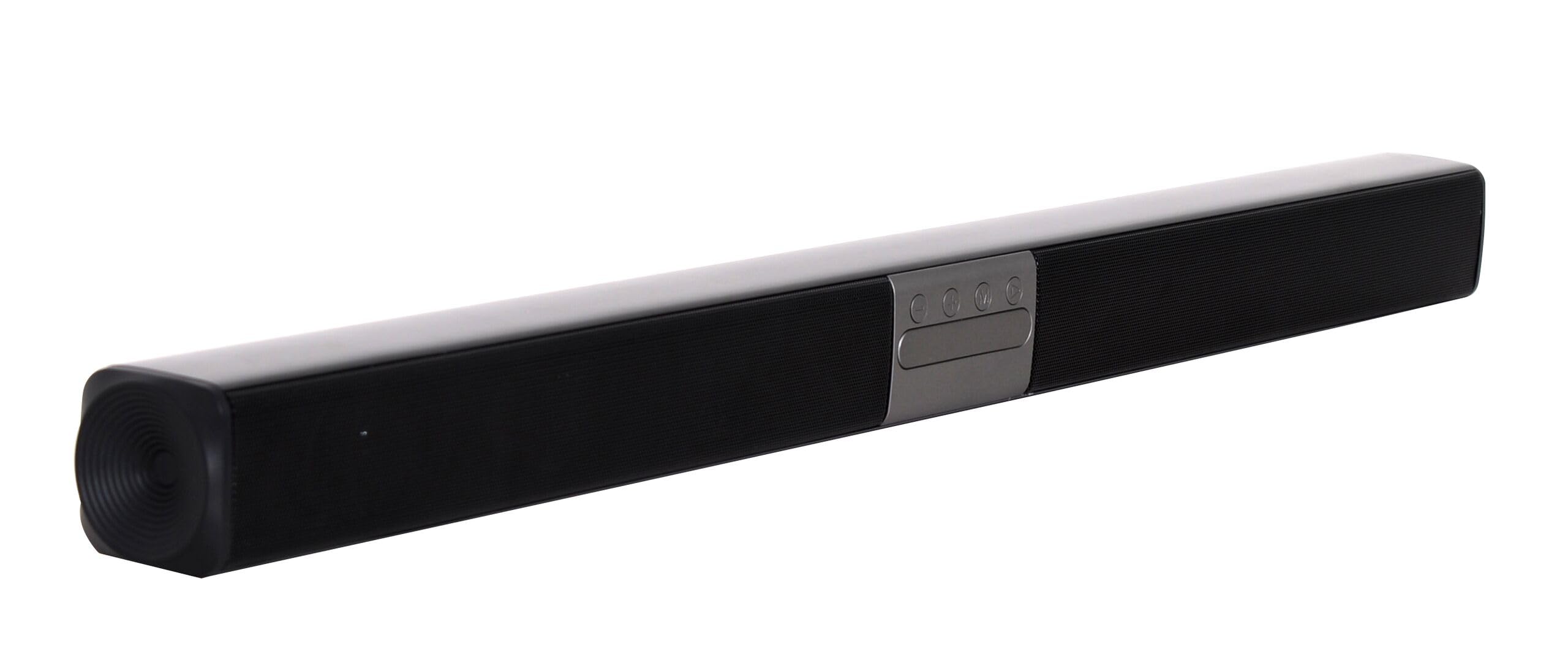 REFLEXION Soundbar Bluetooth z przyłączem audio do gniazda słuchawkowego w telewizorze, Bluetooth, wbudowanym akumulatorem, w zestawie kabel USB audio