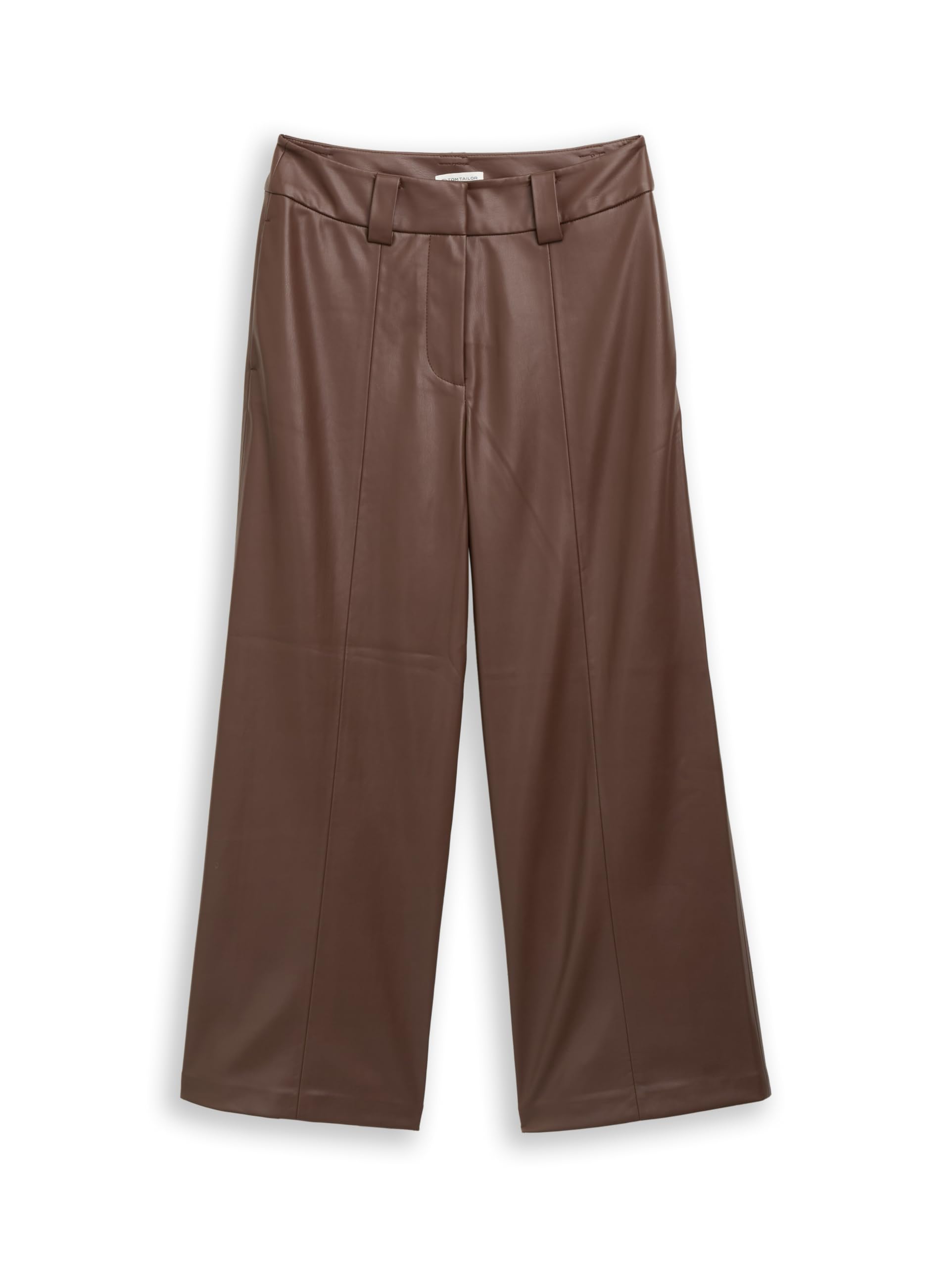 TOM TAILOR Damen Culotte Hose in Lederoptik