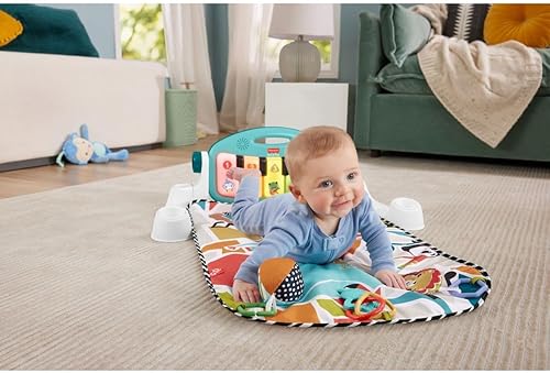 Miniatura 3 de Fisher-Price HRB13 Gimnasio de piano Glow and Grow Kick & Play