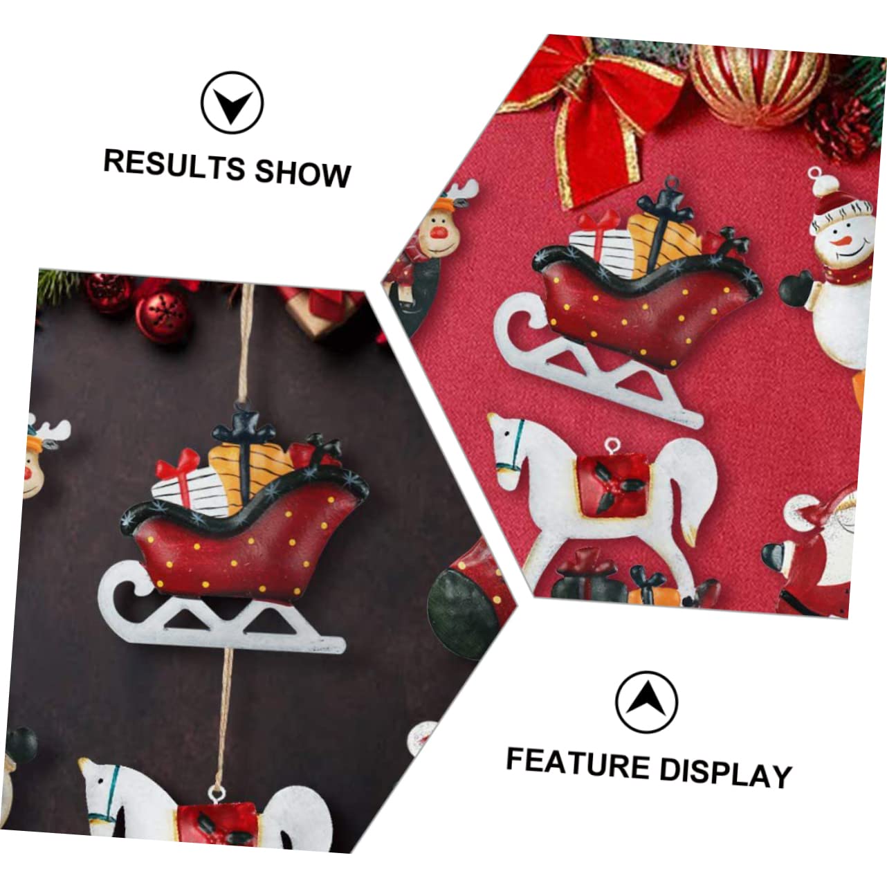 TOPBATHY 2 Sätze Weihnachtsschmuck Anhänger Weihnachts Figuren Weihnachtsfigur Weihnachtsbaum Hängende Verzierung Hängende Weihnachtsverzierung Aus Holz Hölzern Colorful 12 Stück * 2