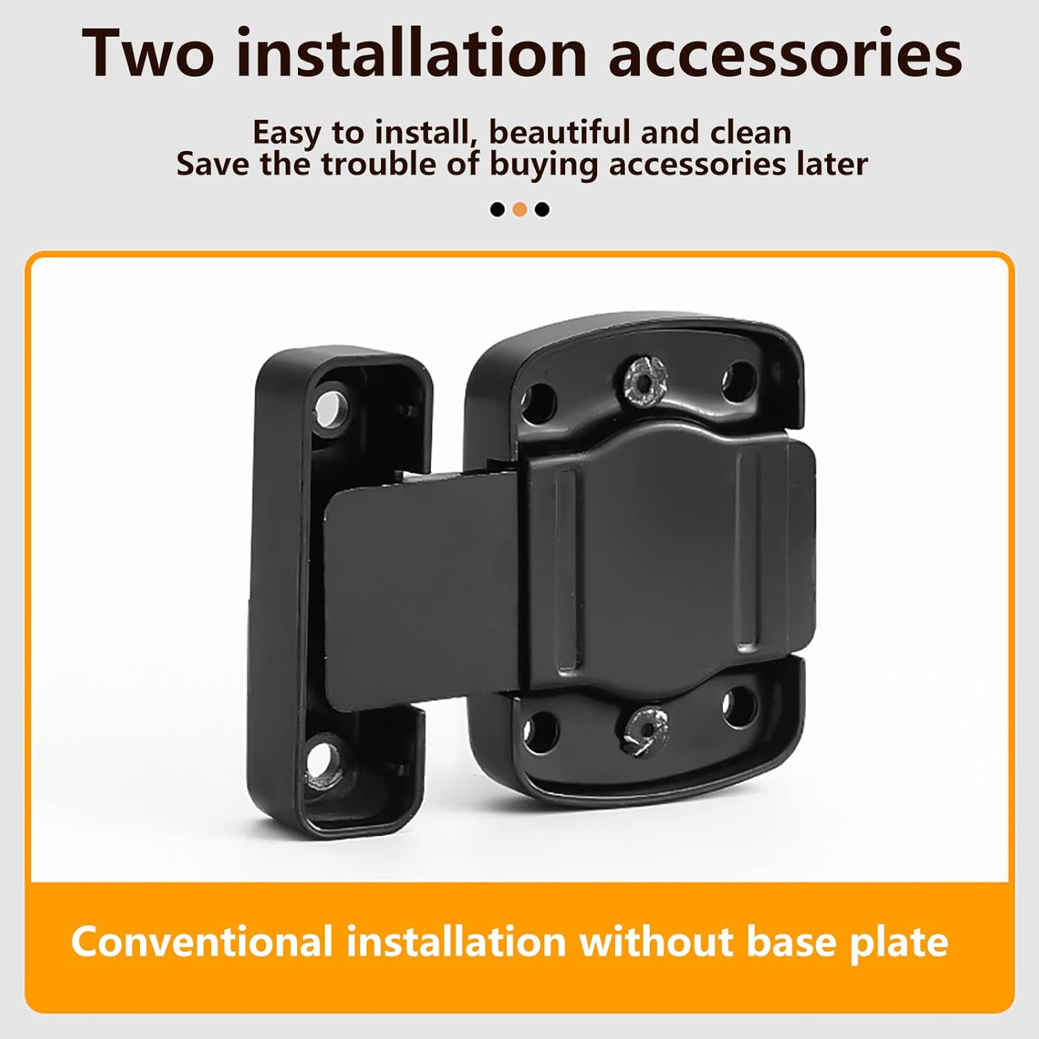 ドアラッチロック 3 インチ木製ドアボルトロック肥厚バレルボルトヘビーデューティソリッドドアロックゲート(Gold)