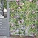 GTIDEA Artificial Vines, 2pcs 15Feet Morning Glory Hanging Plants Silk Garland Fake Green Plant Home Garden Wall Fence Stairway Outdoor Wedding Hanging Baskets Decor Purple