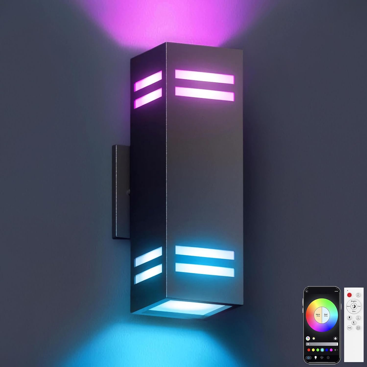 KIZON Smart Porch Lights Color...