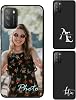 Funda personalizada compatible con Xiaomi Poco M3 con foto, logo o texto - Silicona TPU protectora, carcasa suave y delgada, regalo único, negro 1