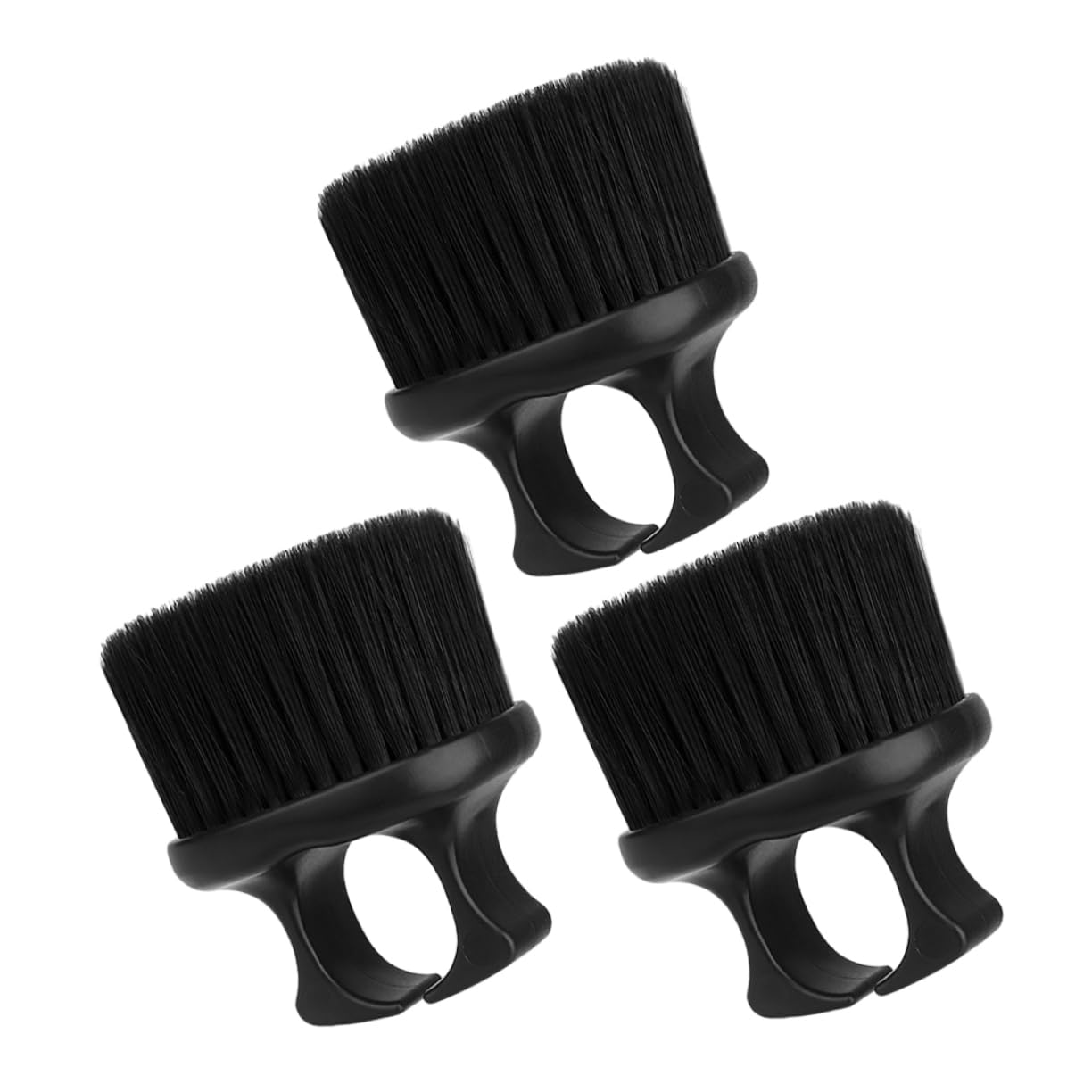 OHPHCALL Beard Brush for Men 3pcs Bristle Knuckle Barber Brush Barber Tool for Grooming