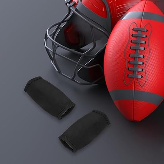 2 Pcs Football Chin Strap Cover Football Helmet Chin Pad Cover One Size,Unisex-Adult,Soccer Chin Protector, Anti-collision Soccer Accessories for Adults and Youth With Virtually All Football Helmets