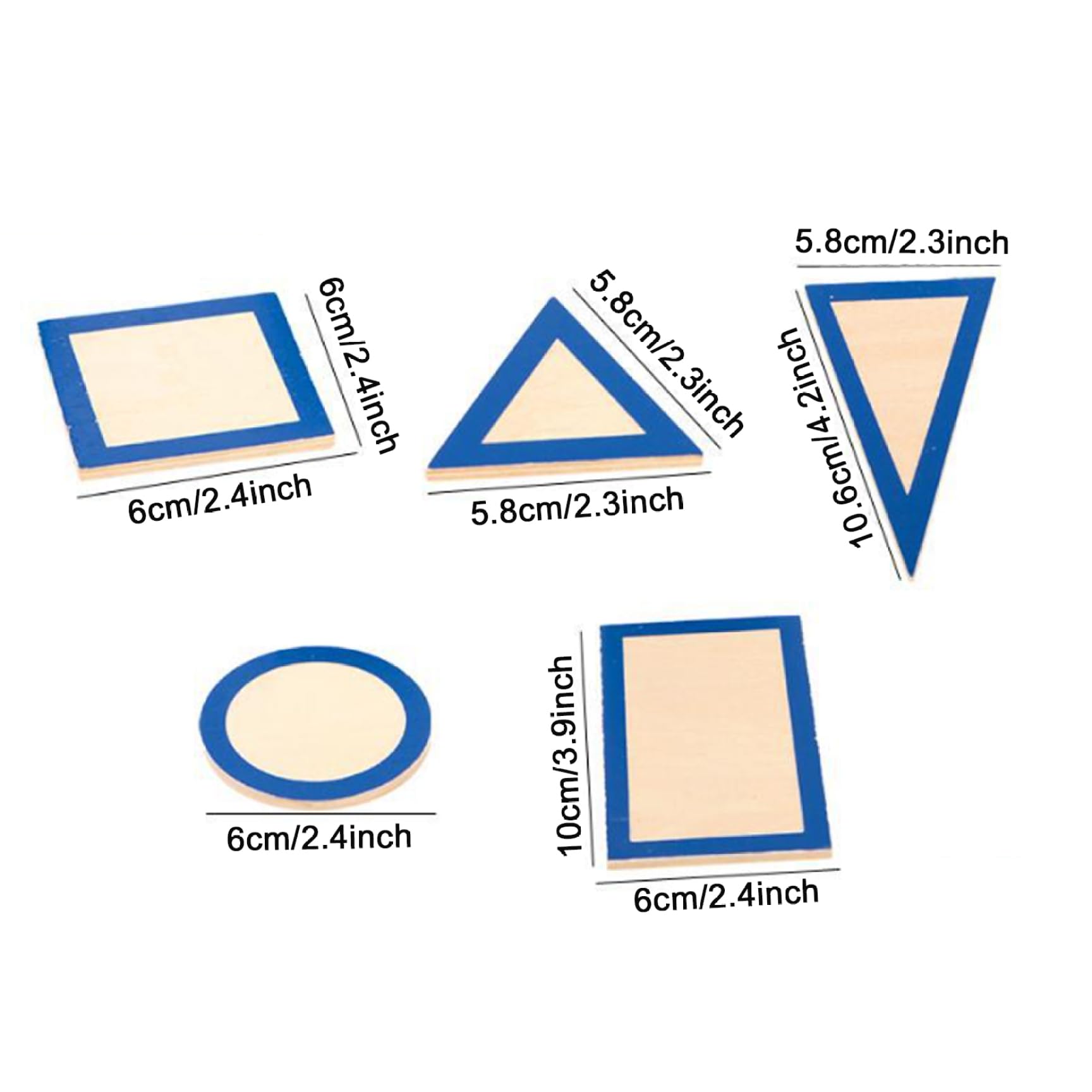 Forme 3D per insegnare, Giocattoli in Legno con Carte abbinate, Set di Solidi Geometrici per l'apprendimento in età prescolare, selezionatore di Forme e manipolatori di Blocchi di Modelli