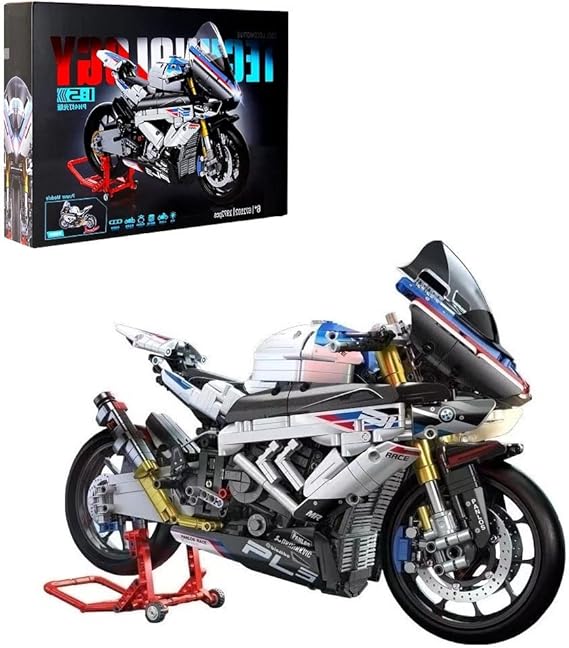 Technik Motorrad für BMW-HP4 Race, 1:5 Motorrad Modell mit LED ...