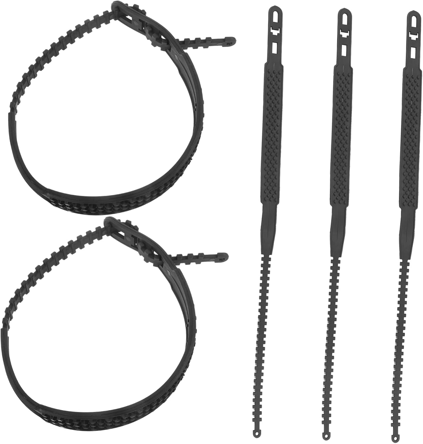 5pcs Snow Chains for Cars Heavy Duty Tires Chains Tpu Ice Snow Traction