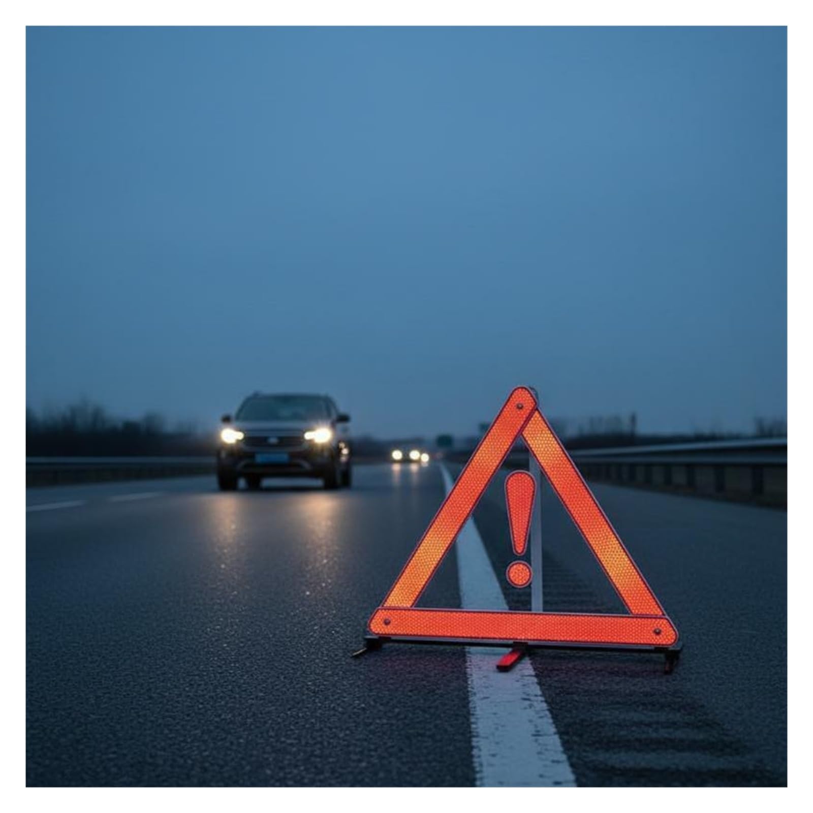 Triángulo de Advertencia Emergencia for vehículos, Dispositivo Reflectante Seguridad Vial, Visibilidad, configuración rápida, 8 Uds para Advertencia