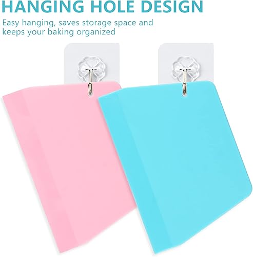 Miniatura 4 de 5 raspadores de masa, raspador de pan trapezoidal de plástico de grado alimenticio, reutilizable, accesorios de cocina, herramientas de cocina, 5