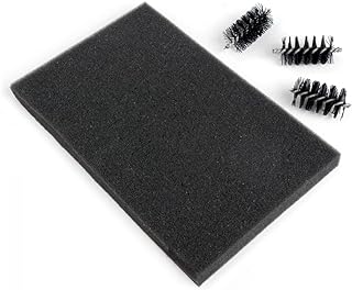 Sizzix Replacement Brush Heads 660514 Die Brush, Wafer-Thin & Intricate Dies, Scrapbooking, Cardmaking, Papercraft & Home Décor Accessory, Black 3 Rollers, 1 Foam Pad, One Size