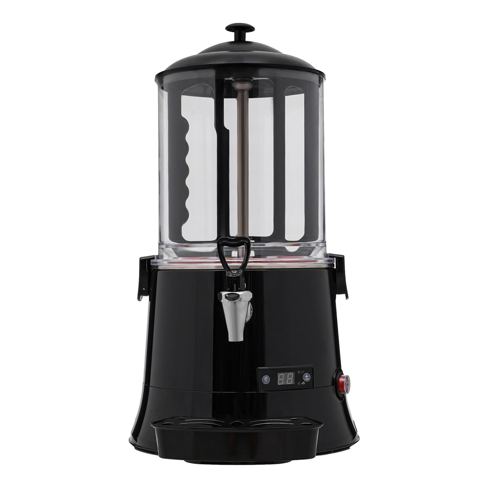HCZKIUJY Electric Hot Chocolate Dispenser with Intelligent Temperature Control for Heating Chocolate, Coffee, Milk Tea, and Juice (Black 10L)