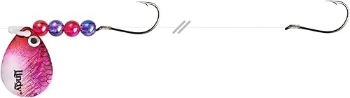 Lindy Colorado Blade Crawler arnés Spinner pesca señuelo con cuchillas holográficas y patrones de cuentas seleccionados a mano