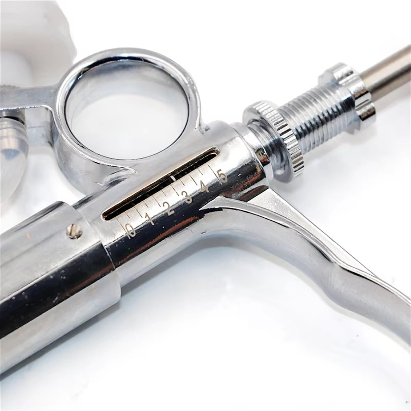 Attrezzatura Veterinaria per Siringa Continua Automatica per Bestiame da 5 Ml con Vaccinazione in Bottiglia Dispositivo Veterinario per Somministrazione