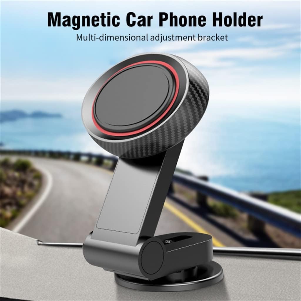 xbwei car phone holder fold magnetic holder instrument desk paste bracket 360 degree smartphone magnet stands
