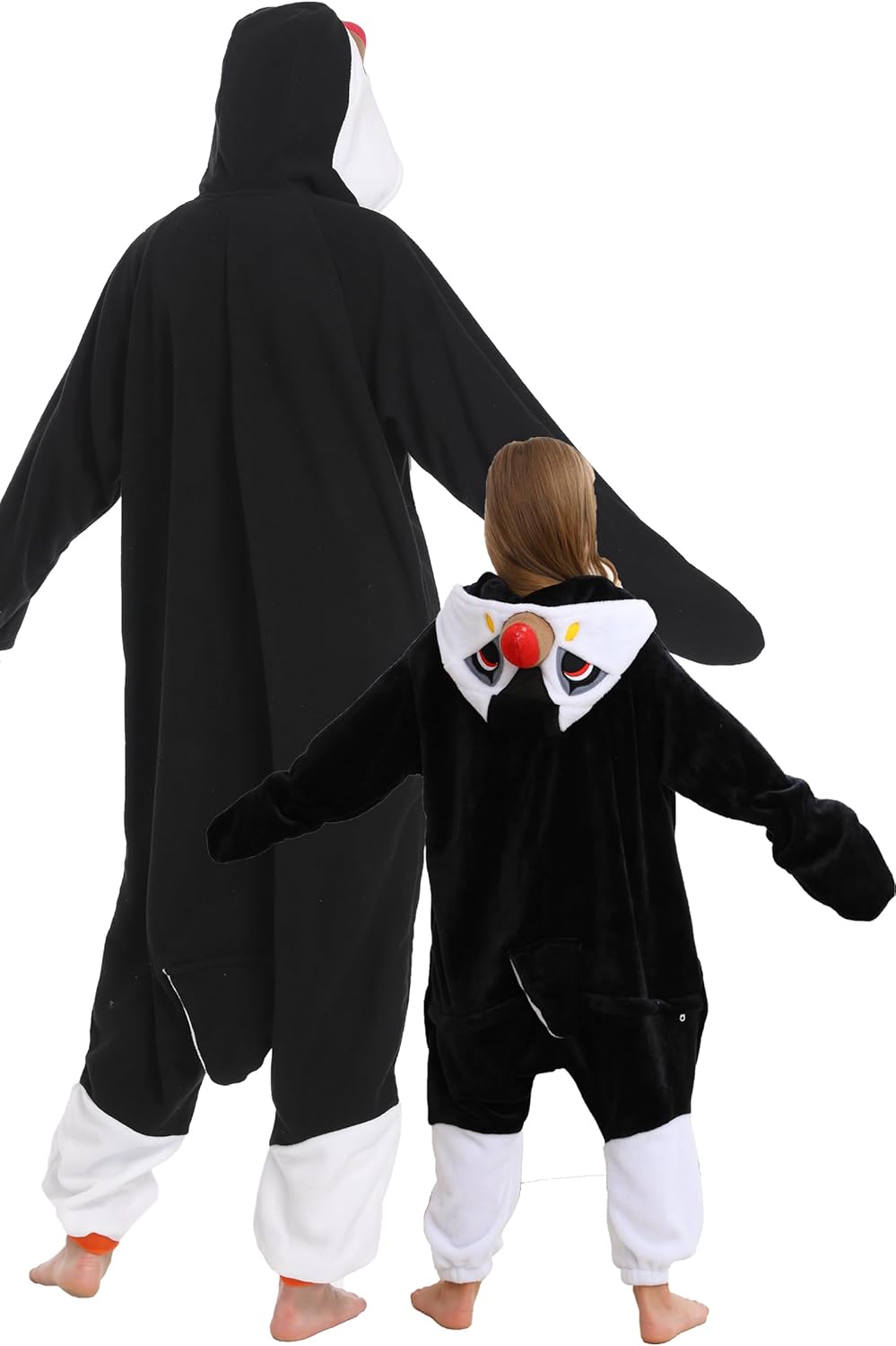 DarkCom Kids Animal Onesie,Women and Mens Cosplay Puffin Onesie Halloween Costume Christmas Pajamas Sleepwear - Image 5