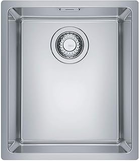 Franke Maris MRX 210-34 - Lavello da incasso, rettangolare, acciaio inossidabile, acciaio inossidabile, 1 vasca, rettangolare