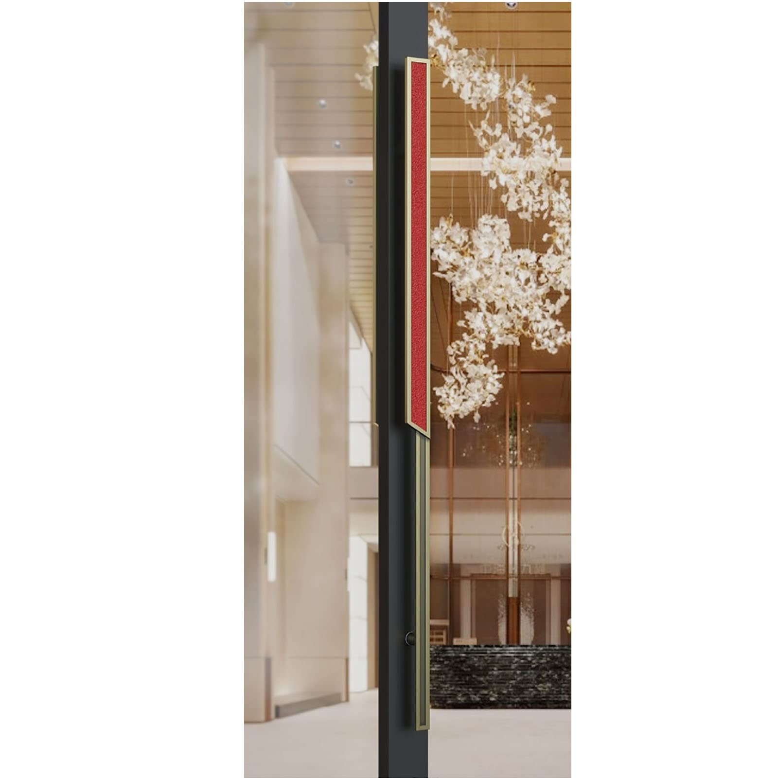Poignée de porte en verre pour sublimer votre salon moderne