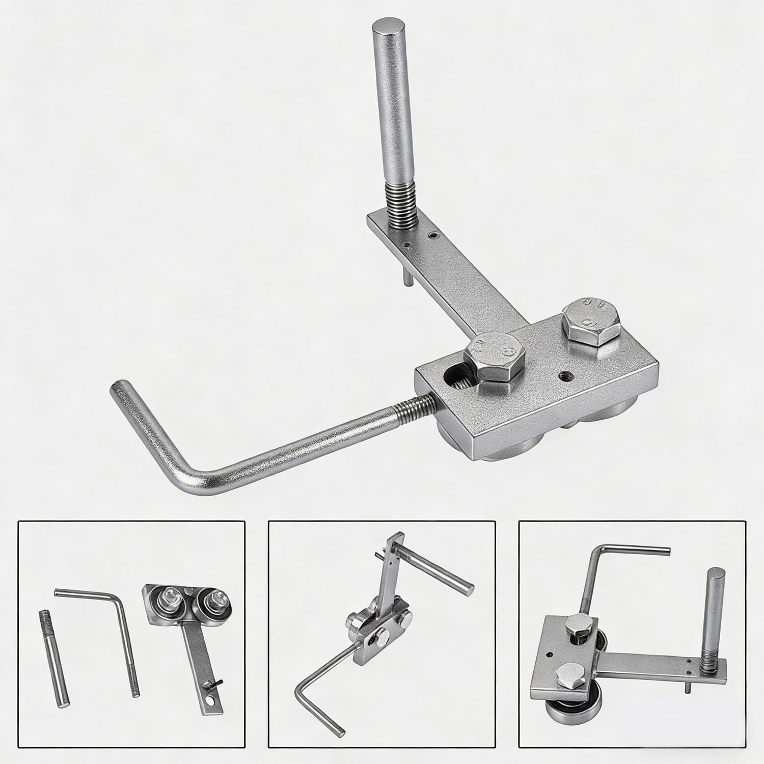 Chainsaw Bar Tool-2026 Upgraded Alloy Steel Chainsaw Bars Rail Tightening Repair Tool & Closing Adjuster, Adjustable Fit for Different Gauge Bars, Essential Chainsaw Guide Bar Rail Closer (Sliver)