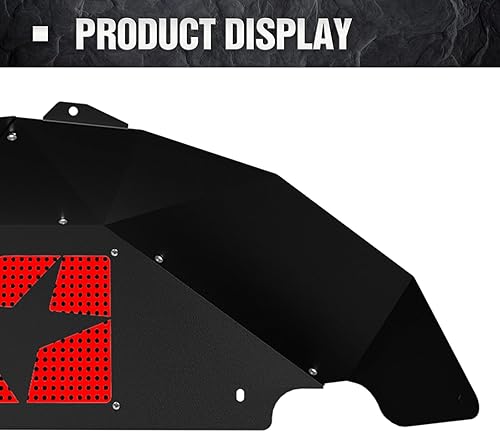 Vista 34 de Protectores de guardabarros interiores delanteros y traseros compatibles con Jeep Wrangler JK y JKU Unlimited Sport Sahara Rubicon 2007-2018