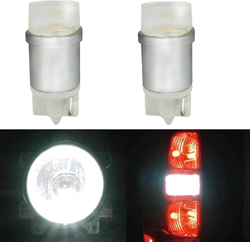 Alla Lighting Bombillas LED patentadas T10 168 194 superbrillantes 6000K xenón blanco mapa interior, cúpula, maletero, guantera, luces de licencia