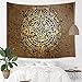 Mandala Bohemian Tapestry Wall Hanging, Native Aztec Calendar Mayan Luck Sign in Vintage Wall Tapestry Art for Home Decorations Dorm Decor Living Room Bedroom Bedspread (80