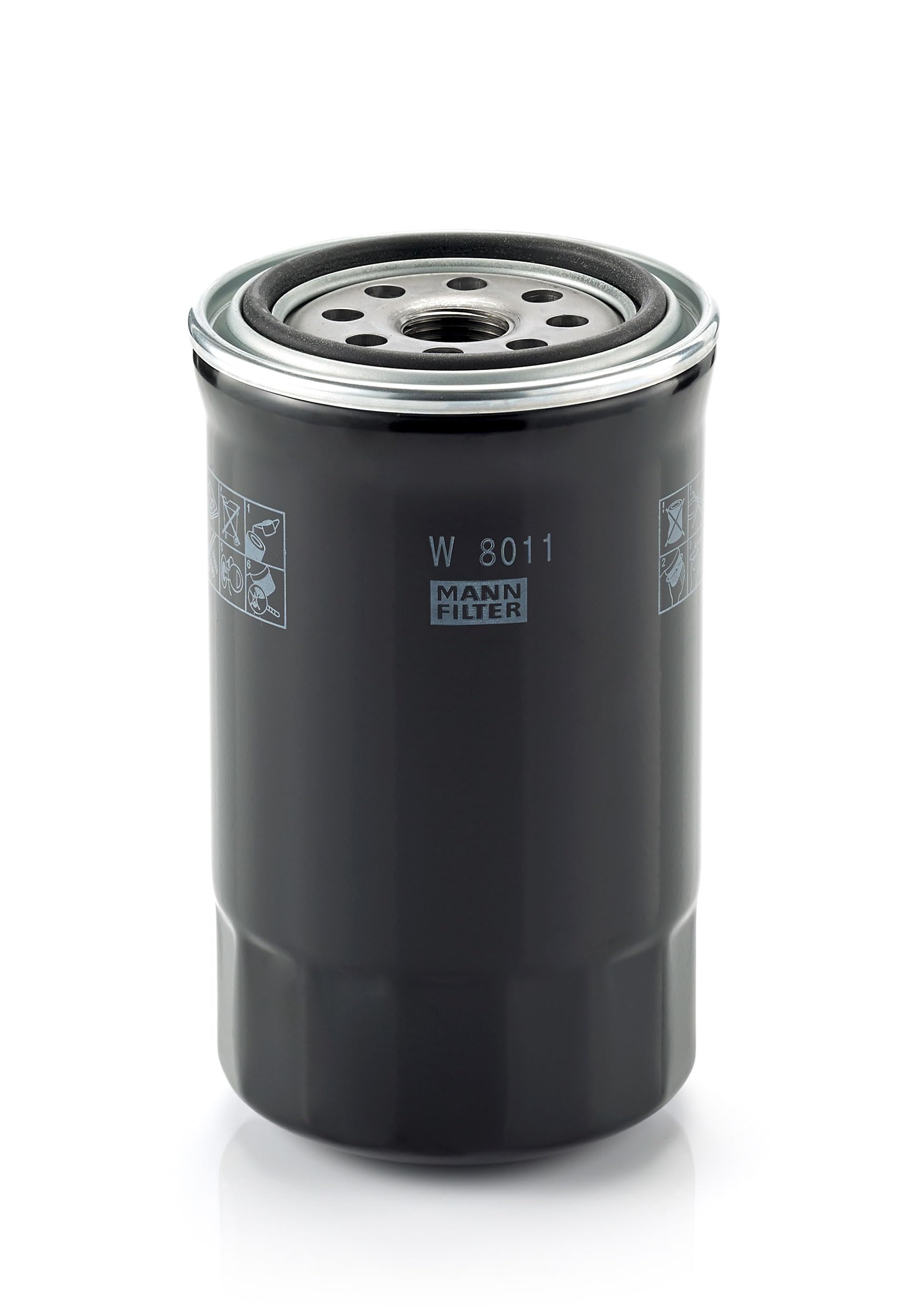 Oil filter Spin-on Filter W 8011 MANN-FILTER for KIA HYUNDAI