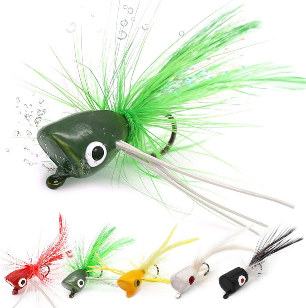XFISHMAN Topwater Bug Lures for Bass and Panfish Fly Liberia Ubuy