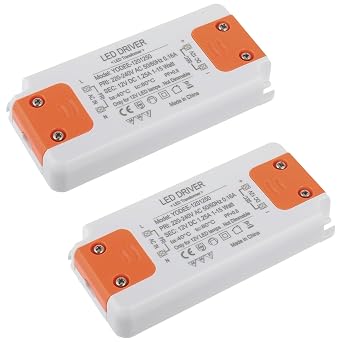 12V 15W LED Transformer LED Driver Compact LED Light Adapter for G4 MR16 MR11 GU4 GU5.3 LED lamps 2 Pieces