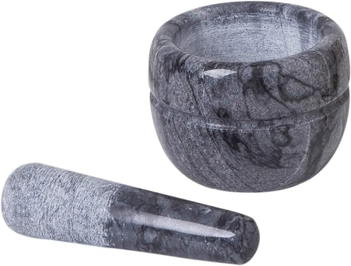 Mortar and Pestle Set Marble Small Bowl Solid Stone Grinder Spice Herb Grinder Pill Crusher