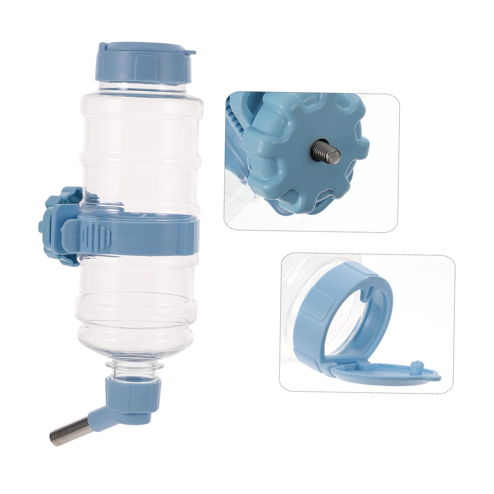 BESPORTBLE 2pezzi Erogatore Per Dispenser Per Conigli e Chinchilla Design Antigoccia Facile Installare e Resistente