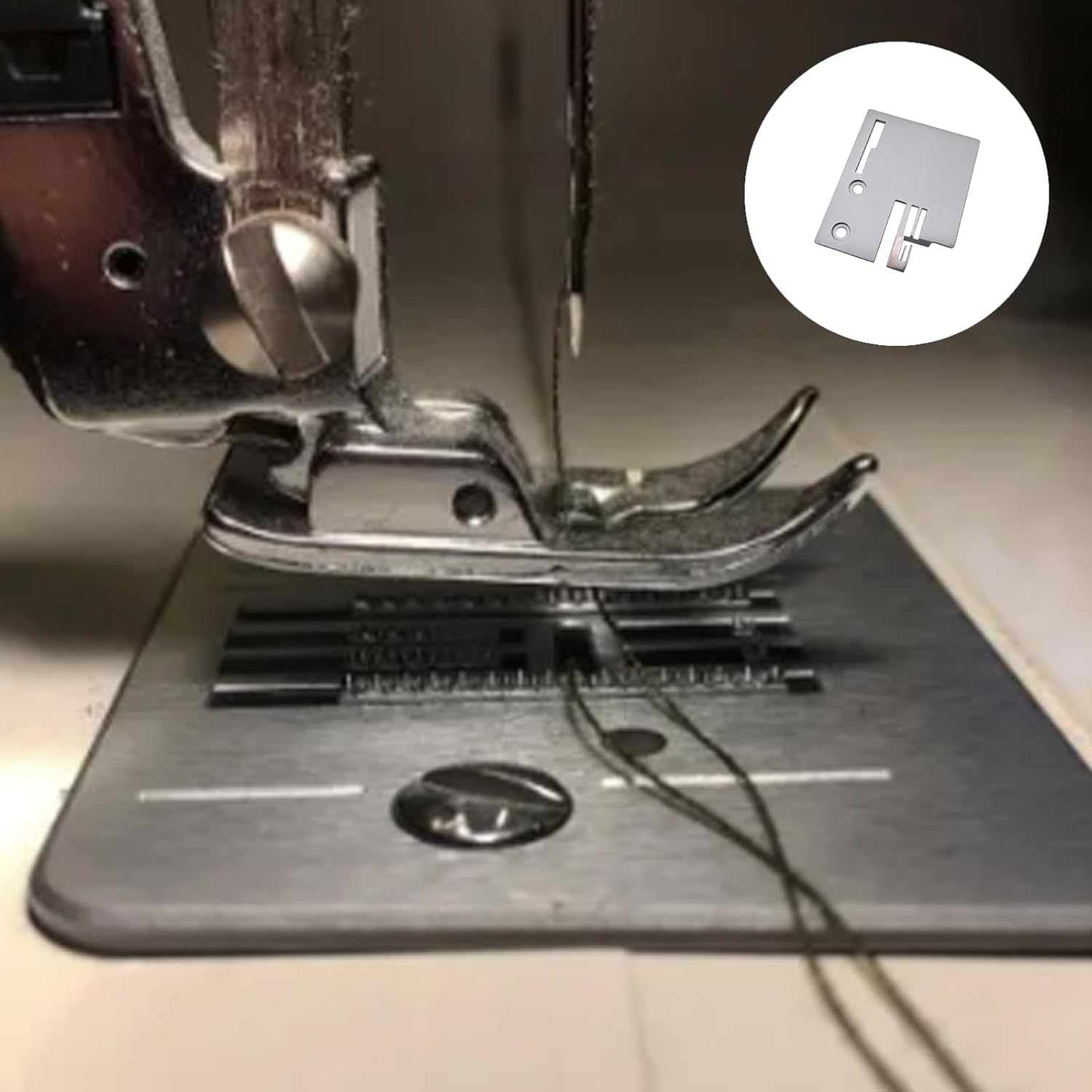 Easy Installation Needle Plate 72710 Steel Construction Comfort for Comfort 110 1934D 2000ATS Home Sewing Accessory