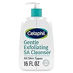 Cetaphil Gentle Exfoliating SA Cleanser, Foaming Gel Cleanser for All Skin Types, 16 Oz Pump Bottle, Salicylic Acid, Mandelic Acid & Gluconolactone, Gently Exfoliates, Dermatologist Recommended Brand