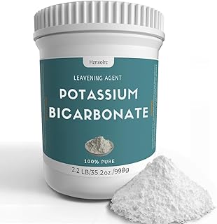 2.2 lb Potassium Bicarbonate, 100% Pure Potassium Bicarbonate Powder, Potassium Bicarbonate for Plants, Used In Making Wine, Cakes, Cookies and More