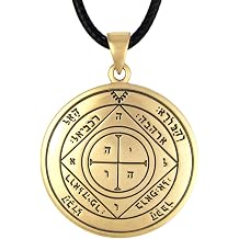Moonlight Mysteries Bronze Fifth Pentacle of Saturn Talisman for Protection